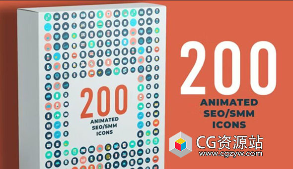 200 Animated Icons 800x464