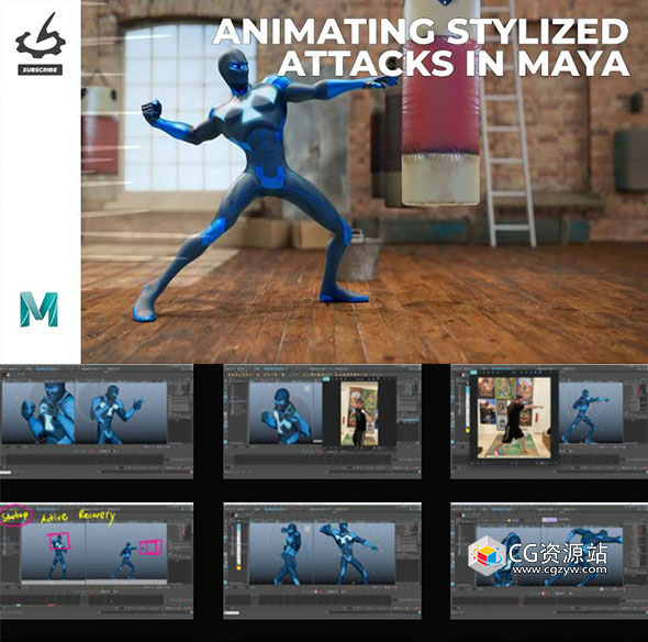 animating stylized attacks in maya