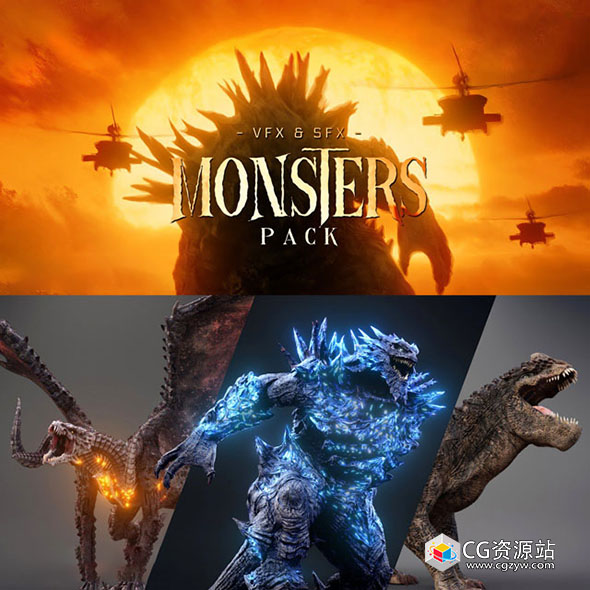 bigfilms monsters pack
