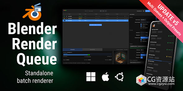 blender render queue