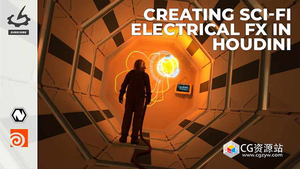 creating sci fi electrical fx in houdini