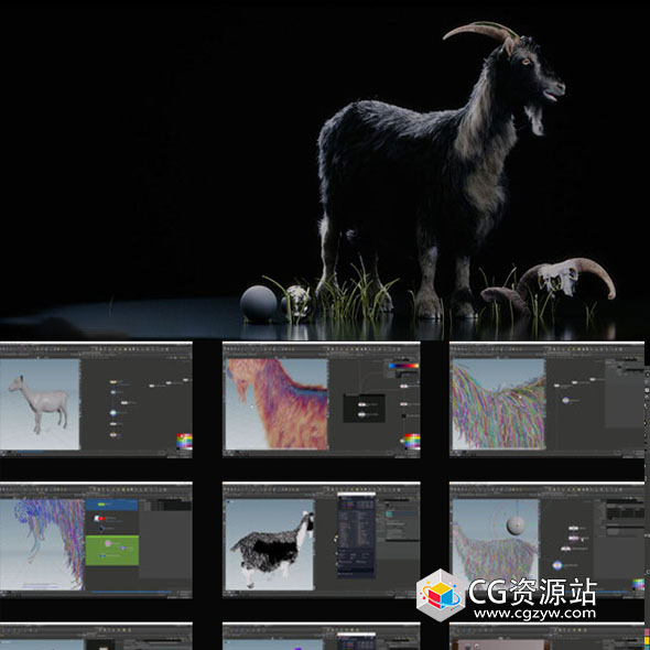gnomon vellum hair simulation in houdini