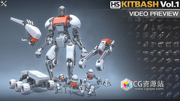 hard surface kitbash