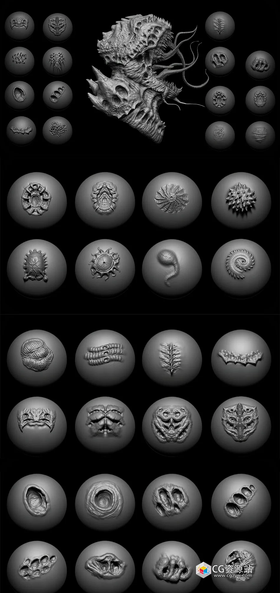 40 alien brushes