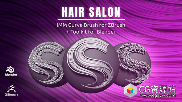 Stylized Hair Strands