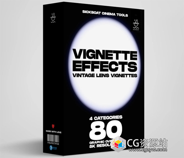 vignette effects – vintage lens vignettes and fish eye effects (8k)
